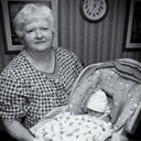 Max at Granny’s for the very first time