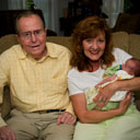 Max with Uncle Ralph and Cousin Linda