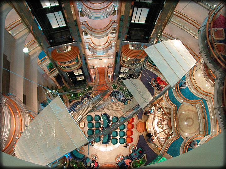 Looking Straight Down Atrium