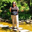 Becky In Japanese Garden At Butchart Gardens