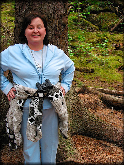 Becky Smiling On Chilkoot Trail
