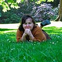 Becky Laying In Grass At Stanley Park