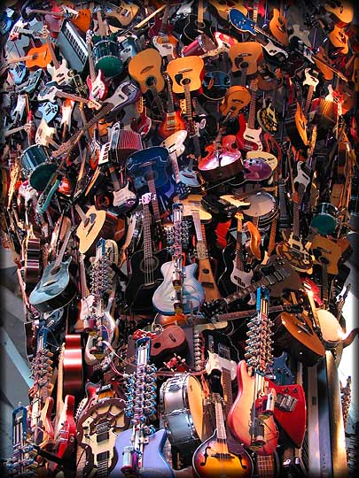 Guitar Sculpture Inside Experience Music Project