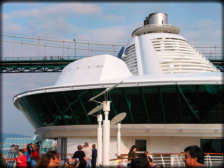 Passing Under Lions Gate Bridge