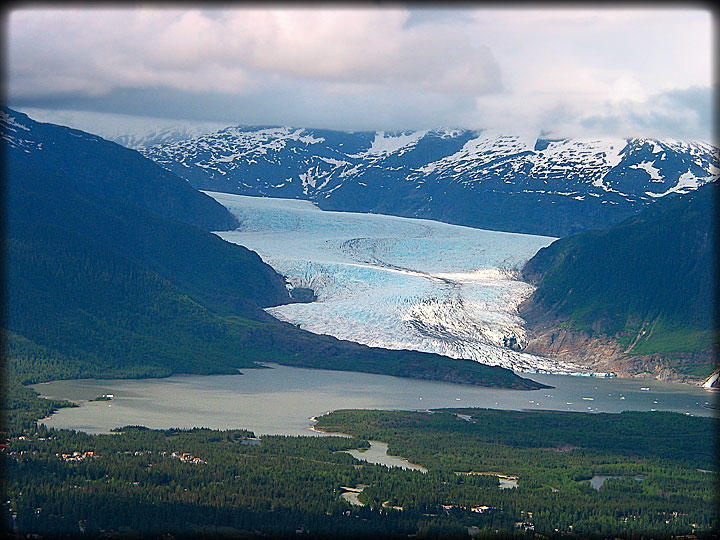 The Terminus Of Mendenhall Glacier