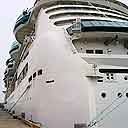 Radiance Of The Seas's Port Side From Stern