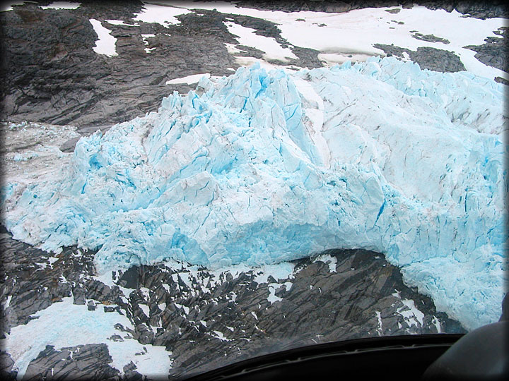 More Glacial Carving & Blue Tint