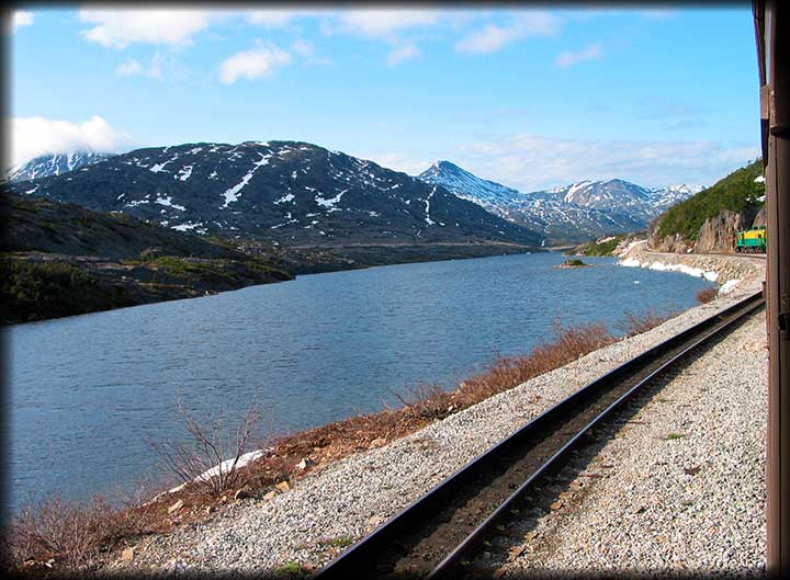 Rail Alongside Stream