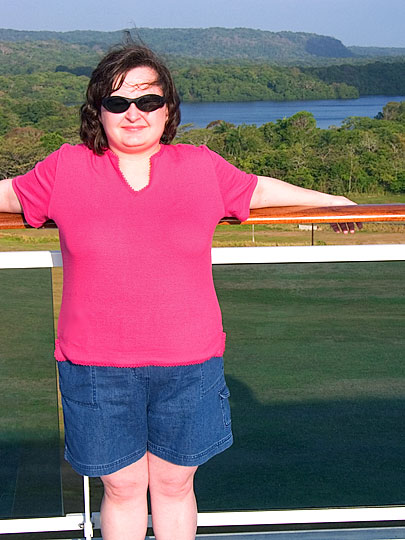 Becky Going Through Gatun Locks