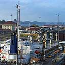 Cargo Ship In Gatun Locks