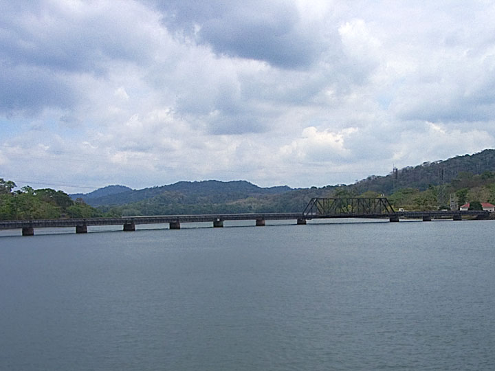 Chagres River Emptying Into Gatun Lake