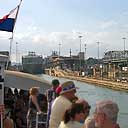 Curitiba & Kitano coming through Miraflores Locks