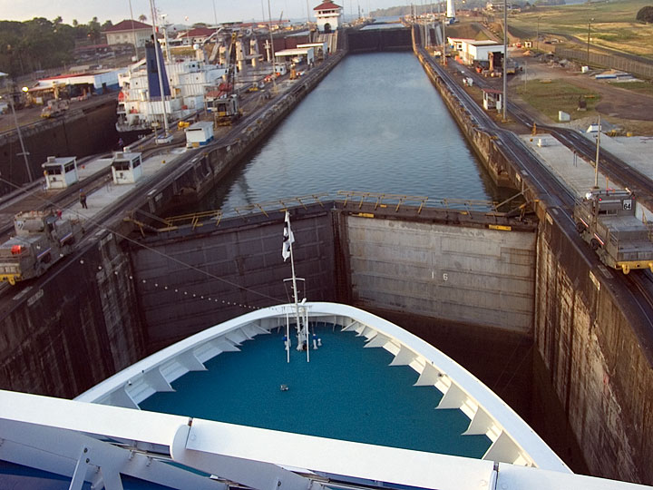 Going Through Gatun Locks