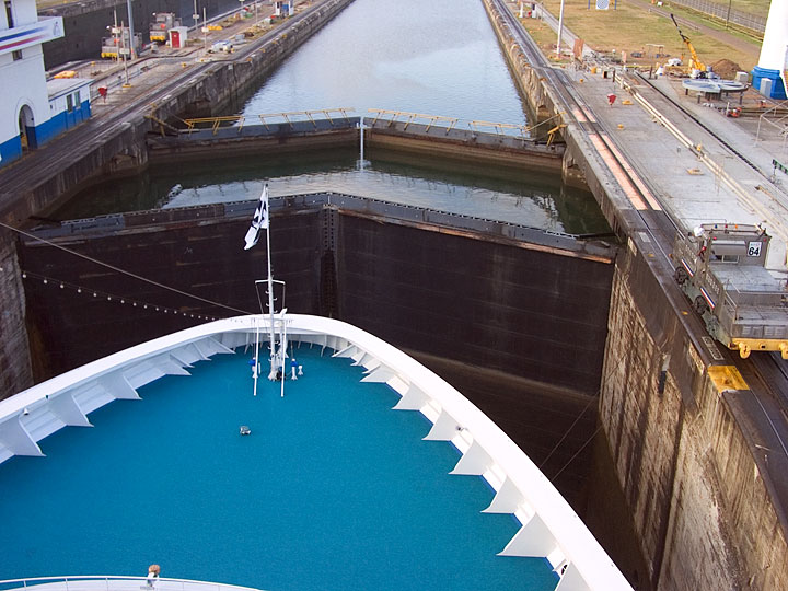 Going Through Gatun Locks