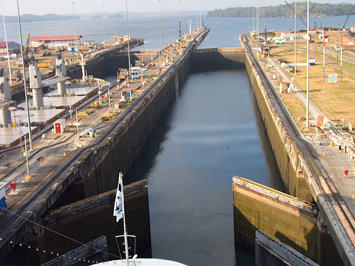 Going Through Gatun Locks