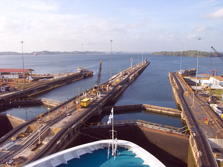 Going Through Gatun Locks