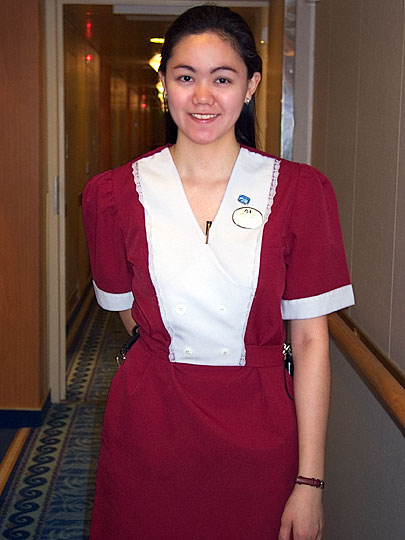 Marjorie, Our Cabin Stewardess