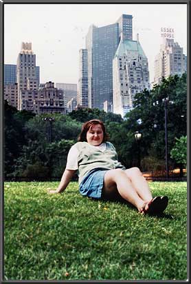 Becky On Grass In Central Park