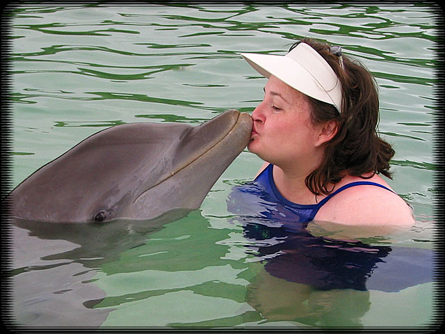 Becky Gives Samantha A Kiss