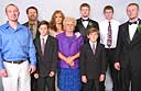 John with his family