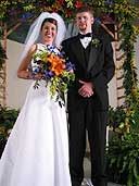 John & Leslie at the altar