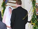 John & Leslie at the altar