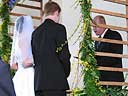 John & Leslie at the altar