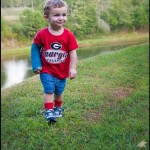 Wondering when Grandpa’s going to take him to see the ducks