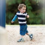 Running from Mommy at Bogan Park