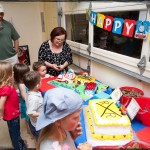Getting ready to blow out his candles