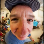 Uncle Dale through fisheye lens