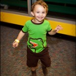 Playing race-and-tickle at Monkey Joe’s