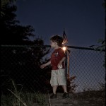 After sunset at Patriot’s Day at Ivy Creek Elementary