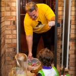 Neighbor Joe treats Max & Delaney