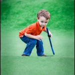 Playing miniature golf in Pigeon Forge