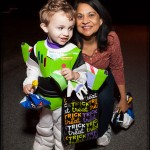 Buzz Lightyear with neighbor Mukti