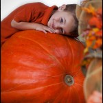 Sweet image of our favorite pumpkin in the Old Mill District of Pigeon Forge