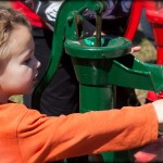 Exploring a well pump at Washington Farms