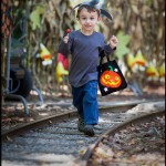 Max on the tracks at Zoo Atlanta