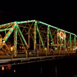 Copperhill/McCaysville bridge lit up for the holiday season Copperhill/McCaysville bridge lit up for the holiday season