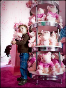 In the Pink Pig's gift shop