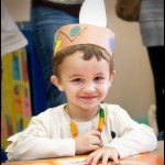 Our wittle injun in his preschool classroom for a Thanksgiving feast Our wittle injun in his preschool classroom for a Thanksgiving feast