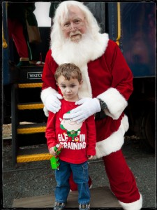 With Santa in Blue Ridge