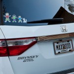 Family sticker & vanity plate