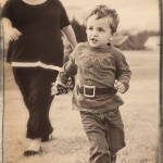 Mama chases our little buddy